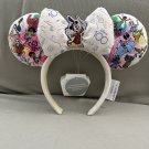 Disney 100 Parks Authentic Minnie Mouse Ears Headband with UV Ink NEW