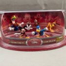 Disney Heroes Collectible Figurine Playset Mickey Goofy Pluto Donald Chip Dale