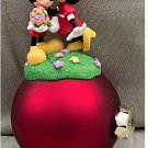 Disney Parks Mickey Minnie Mouse Kiss Ornament NEW RETIRED