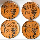 Disney Parks Goofy Candy Co Plastic Salad Plate Set of 4 NEW