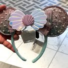 Disney Parks Authentic Ariel The Little Mermaid Minnie Ears Headband NEW