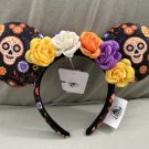 Disney Parks Authentic Coco Day of the Dead Minnie Mouse Ears Headband NEW