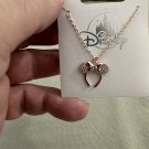 Disney Parks Minnie Mouse Ears Headband Cubic Zirconia Necklace NEW