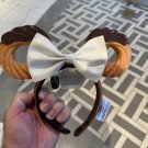 Disney Parks Minnie Mouse Ears Chocolate Donut Headband NEW