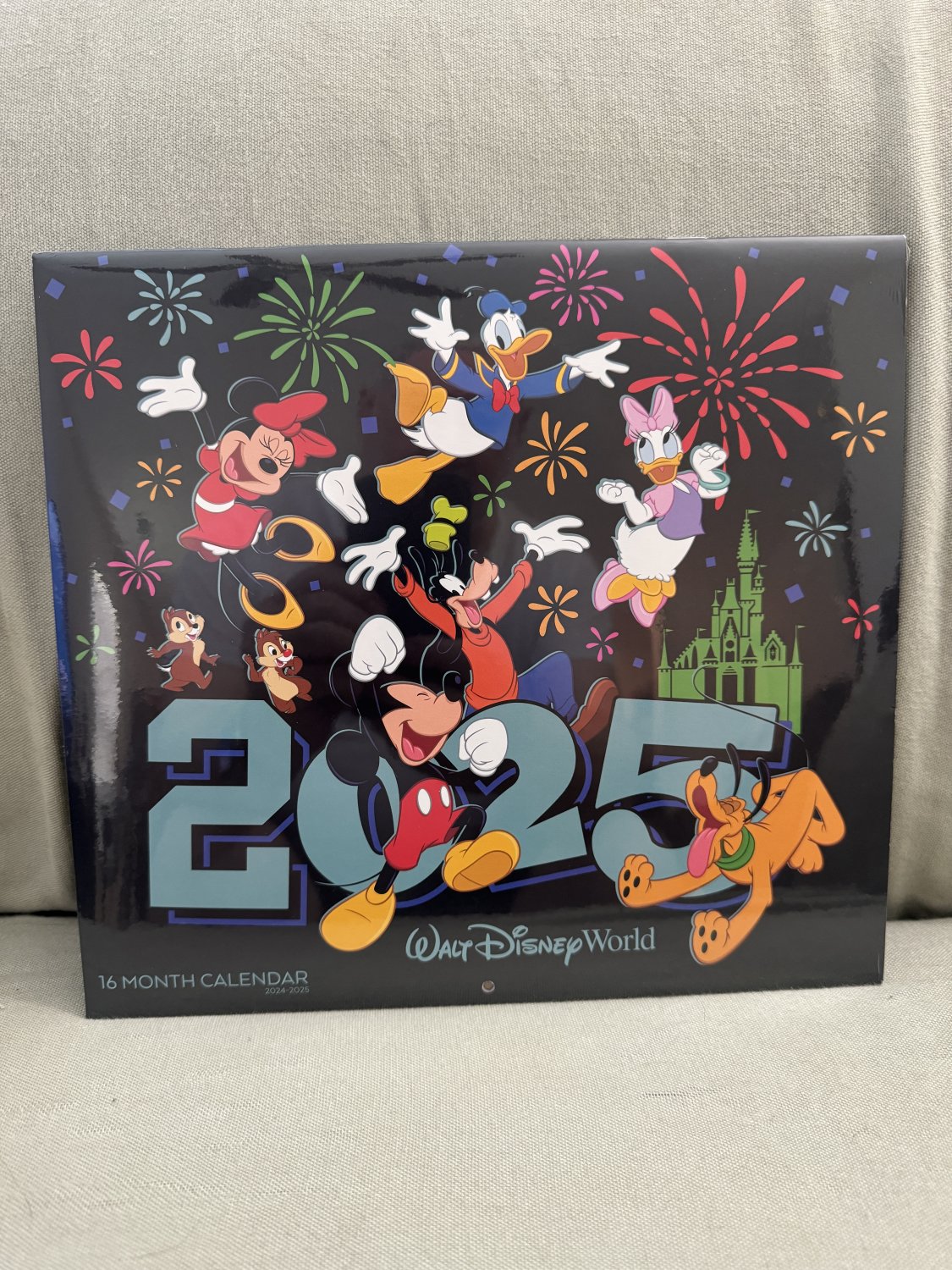 Walt Disney World 2025 Wall Calendar NEW