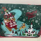 Walt Disney World Mickey Minnie Mouse Christmas Non Woven Tote Shopping Bag NEW