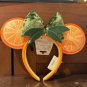 Walt Disney World Orange Slice Citrus Minnie Mouse Ears Headband NEW