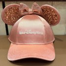 Walt Disney World Minnie Mouse Ears Rose Gold Color Hat Cap NEW Walt Disney World Minnie Mouse Ears Rose Gold Color Hat Cap NEW