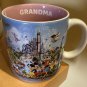Walt Disney World Castle with Characters Grandma 16 oz Ceramic Mug NEW