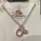 Disney Parks Mickey Mouse Cubic Zirconia Small Letter c Silver Color Necklace
