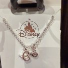Disney Parks Mickey Mouse Cubic Zirconia Small Letter e Silver Color Necklace Disney Parks Mickey Mouse Cubic Zirconia Small Letter e Silver Color Necklace