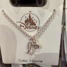 Disney Parks Mickey Mouse Cubic Zirconia Small Letter L Silver Color Necklace