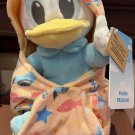 Disney Parks Baby Donald Duck in a Hoodie Pouch Blanket Plush Doll NEW Babies Disney Parks Baby Donald Duck in a Hoodie Pouch Blanket Plush Doll NEW Babies