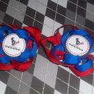 Houston Texans Pair Hair Flowers