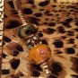 Halloween floral euro beads bookmark