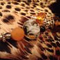 Halloween euro beads keychain