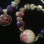 Purple ''Link it'' & snap base watch set