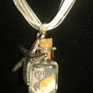 Beach in a bottle necklace