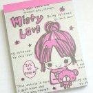 Crux Misty Love Kawaii Girl Mini Memo Pad