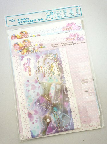 Lemon Co. Sweet Cat Letterset, kawaii