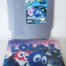 The Adventures Of Lolo 3 NES Nintendo Game & Booklet