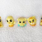 Squinkies- Lot of 5 Yellow Animals
