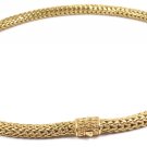 John Hardy Classic Solid 18K Yellow Gold 6mm Wheat Chain Necklace 16" 80.9g