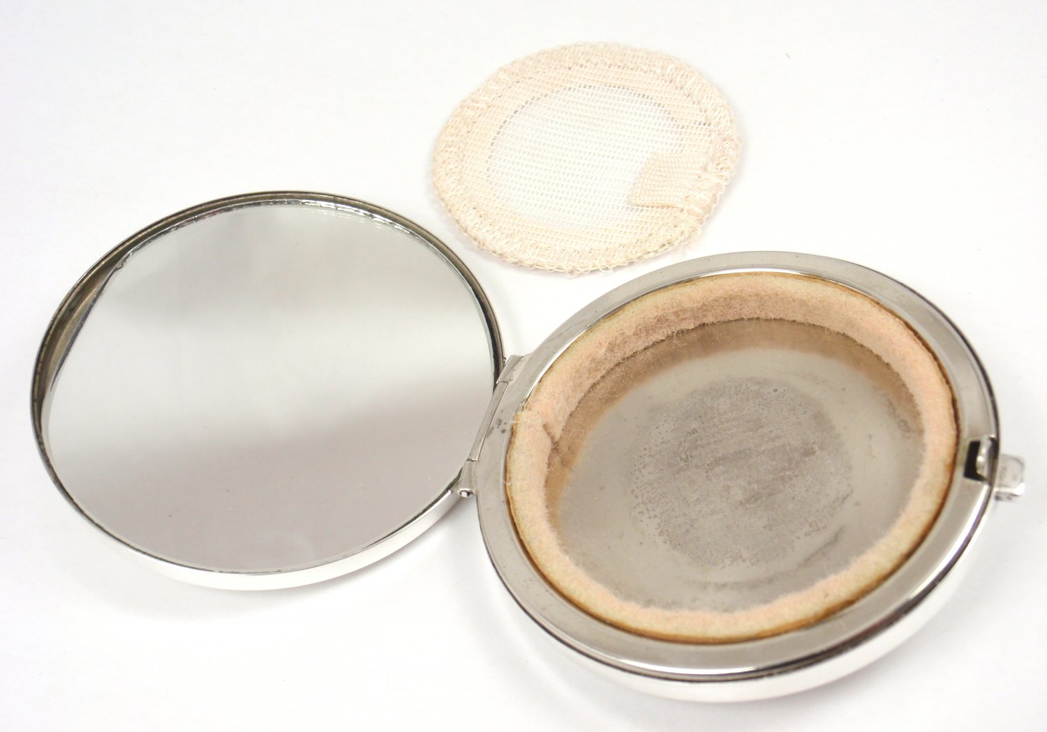 RARE Vintage Tiffany & Co Sterling Silver Purse Compact Mirror