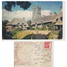 Isle of Wight Postcard Thatched Cottages Mauritron Item No. 46