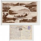 Highlands  Postcard Loch Lomond Multiview Mauritron Item No. 61