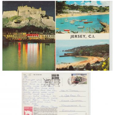 Jersey Postcard Multiview Mauritron Item No. 67