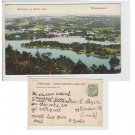 Cumbria Postcard Bowness & Belle Isle Windermere. Mauritron #115