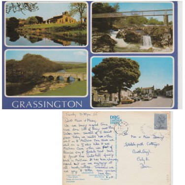 Yorkshire Postcard Grassington Multiview. Mauritron #181