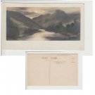 Cumbria Postcard Langdale Pikes. Mauritron #204