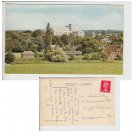 Hampshire   Postcard Romsey Abbey from Green Hill. Mauritron #219