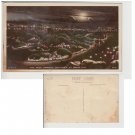 Hampshire   Postcard The Rock Gardens Southsea by Moonlight. Mauritron #227