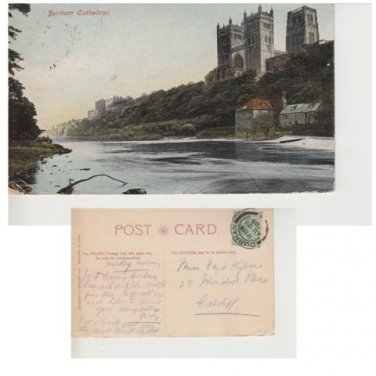 County Durham Postcard Durham Cathedral. Mauritron #292