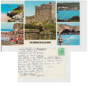 Pembrokeshire Postcard Pembrokeshire Multiview Mauritron 336