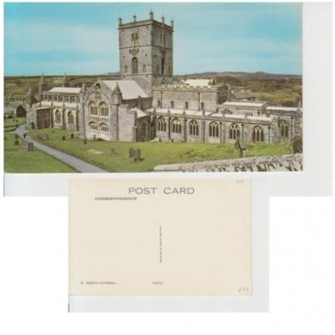 Pembrokeshire Postcard St. David's Cathedral Mauritron 346