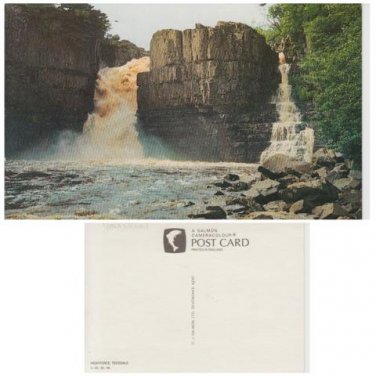County Durham Postcard High Force Teesdale Mauritron 348