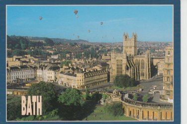 Bath view by Balloon  Postcard. Mauritron PC377-213569
