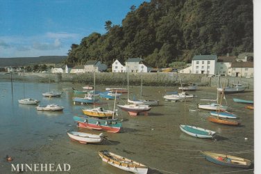 Minehead Harbour  Postcard. Mauritron PC383-213575