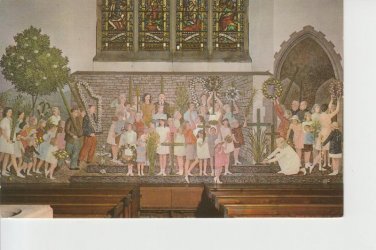 Rushbearing Mural Ambleside Postcard. Mauritron PC429-213824