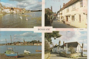 Bosham Multiview (stained) Postcard. Mauritron PC434-213829