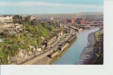 View from Clifton Bridge Bristol Postcard. Mauritron PC456-213851