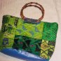 JEWEL TONED QUILTED BAG