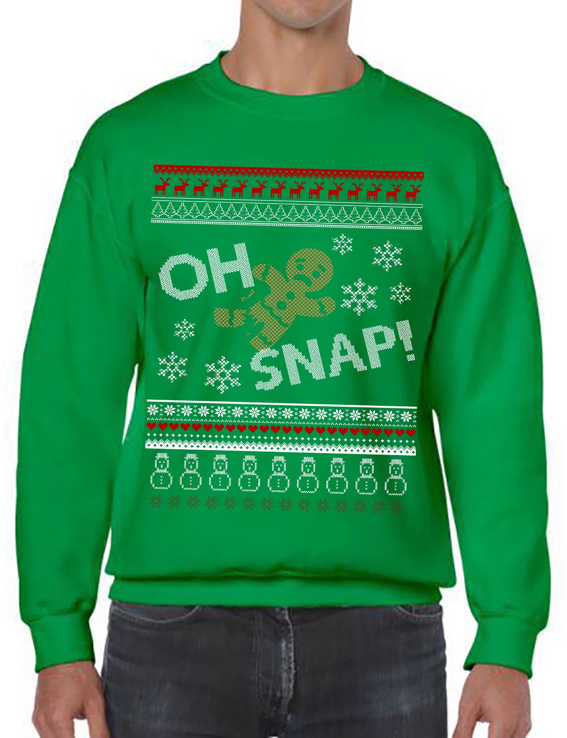 oh snap christmas sweater womens