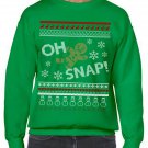 Ugly Christmas Sweater, Ugly Sweater, Oh Snap Gingerbread Christmas Sweatshirt