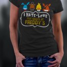 Friday Night At Freddy's, Faz Four, FNAF, I Hate Love Five Nights At Freddy's Shirt