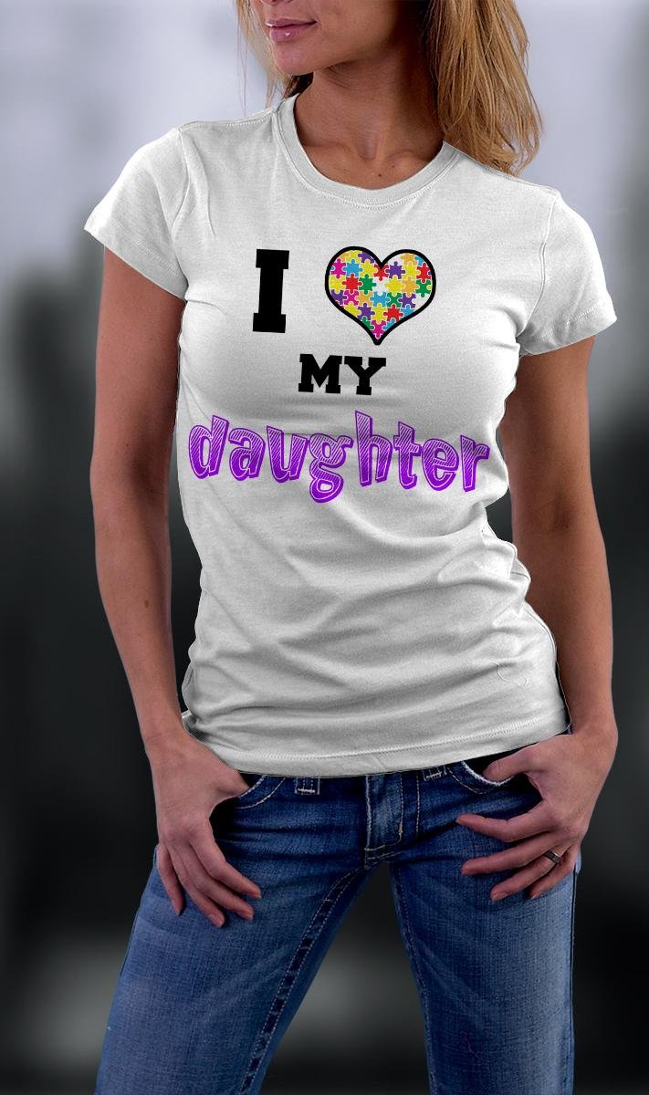 Autism Awareness, I Heart My Daughter Shirt